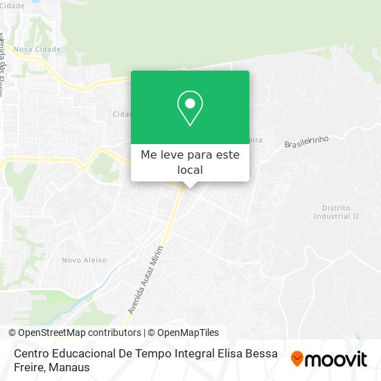 Centro Educacional De Tempo Integral Elisa Bessa Freire mapa