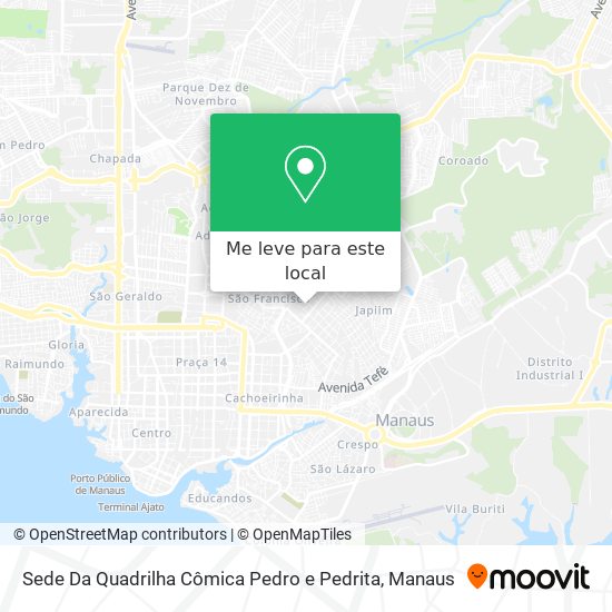 Sede Da Quadrilha Cômica Pedro e Pedrita mapa
