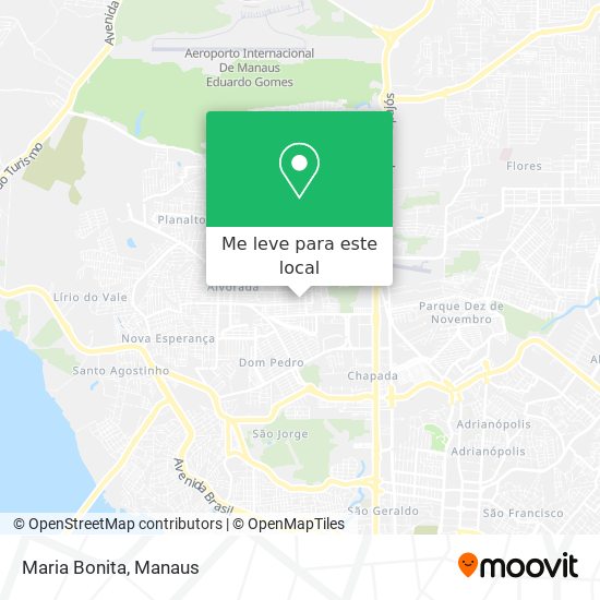 Maria Bonita mapa