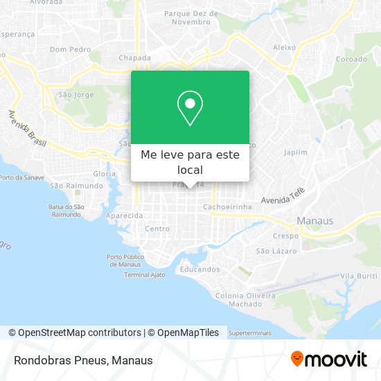 Rondobras Pneus mapa