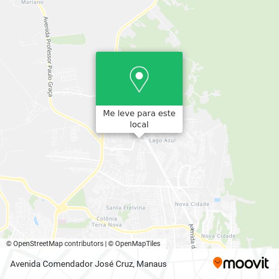 Avenida Comendador José Cruz mapa