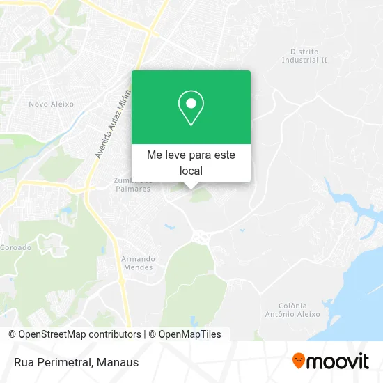 Rua Perimetral mapa