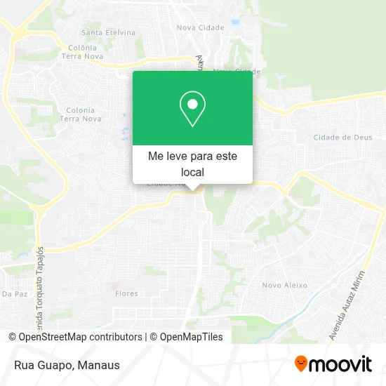 Rua Guapo mapa