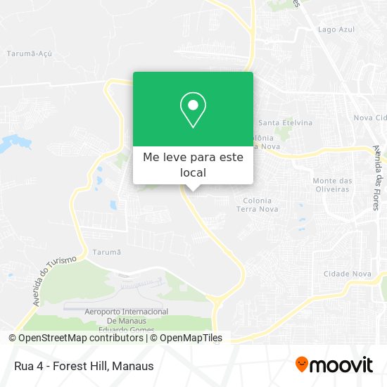 Rua 4 - Forest Hill mapa