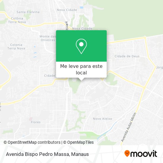 Avenida Bispo Pedro Massa mapa