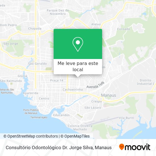 Consultório Odontológico Dr. Jorge Silva mapa