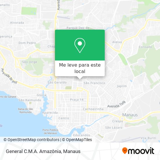 General C.M.A. Amazônia mapa