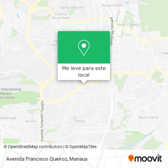 Avenida Francisco Queiroz mapa