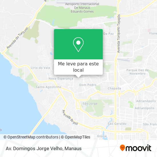 Av. Domingos Jorge Velho mapa