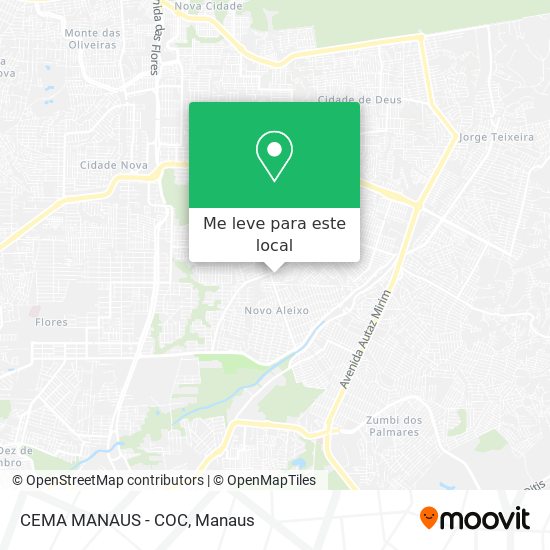 CEMA MANAUS - COC mapa