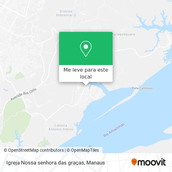 Igreja Nossa senhora das graças mapa