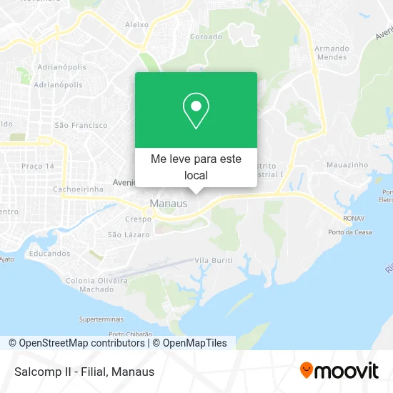 Salcomp II - Filial mapa