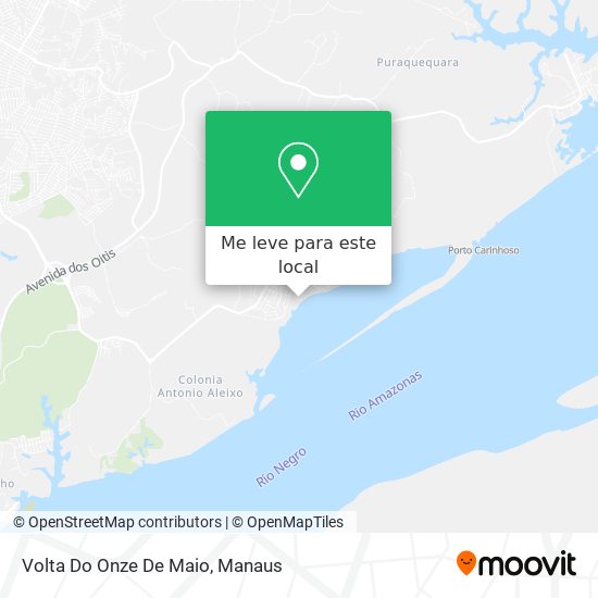 Volta Do Onze De Maio mapa