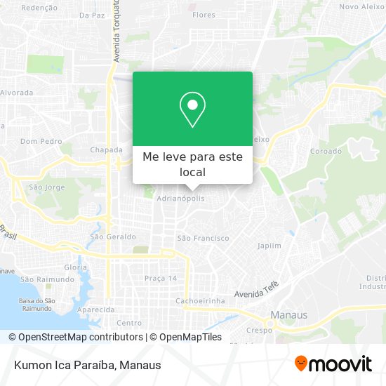 Kumon Ica Paraíba mapa