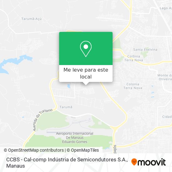 CCBS - Cal-comp Indústria de Semicondutores S.A. mapa
