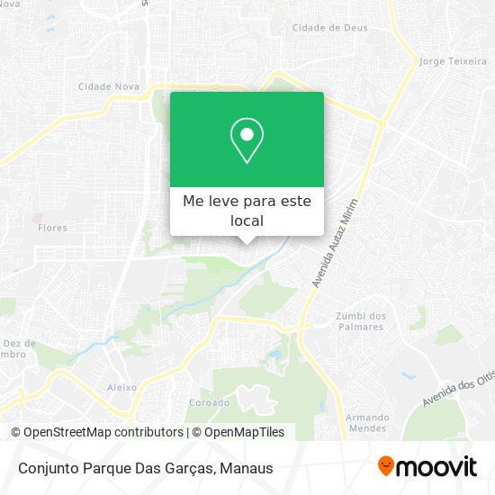 Conjunto Parque Das Garças mapa