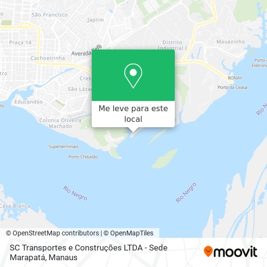 SC Transportes e Construções LTDA - Sede Marapatá mapa