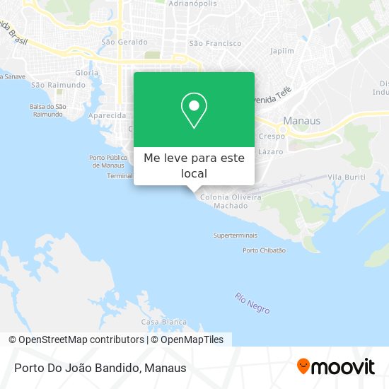 Porto Do João Bandido mapa