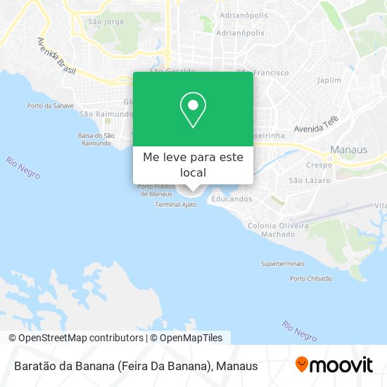 Baratão da Banana (Feira Da Banana) mapa