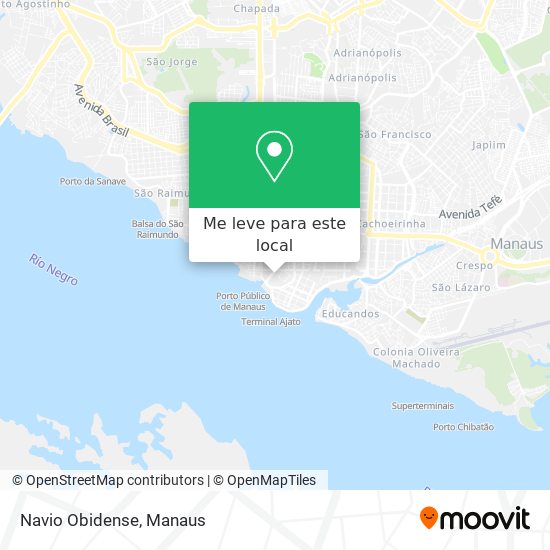 Navio Obidense mapa
