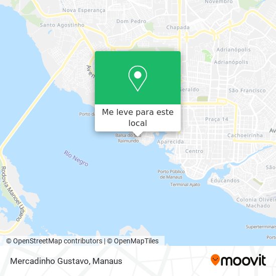 Mercadinho Gustavo mapa