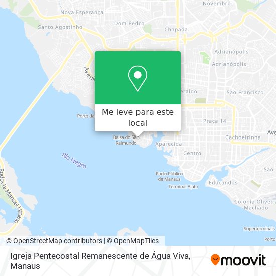 Igreja Pentecostal Remanescente de Água Viva mapa