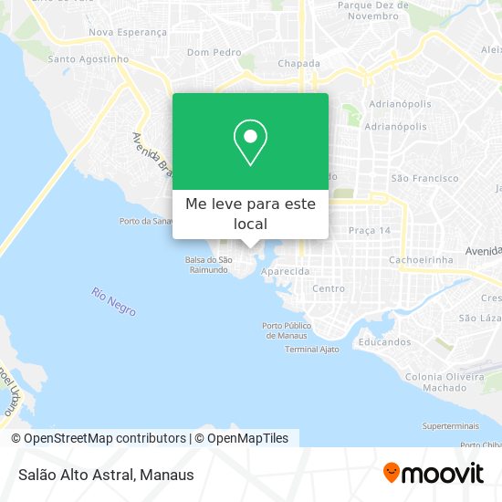 Salão Alto Astral mapa