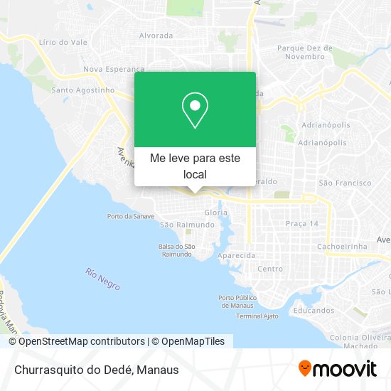 Churrasquito do Dedé mapa
