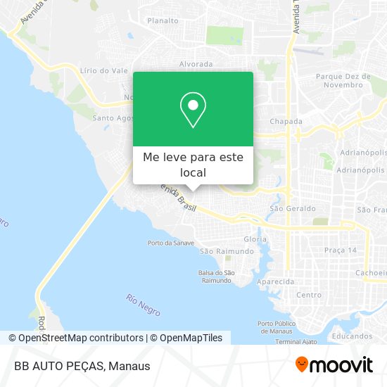 BB AUTO PEÇAS mapa