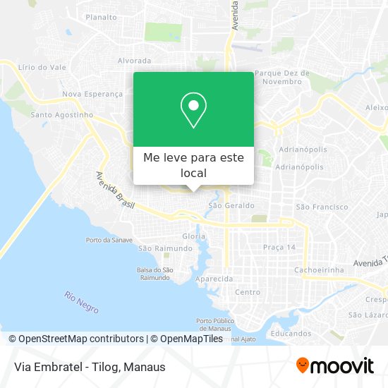 Via Embratel - Tilog mapa
