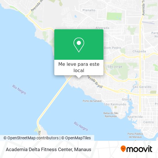 Academia Delta Fitness Center mapa