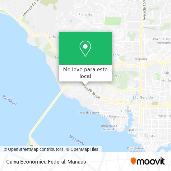 Caixa Econômica Federal mapa