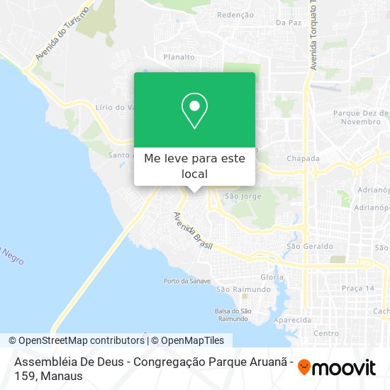 Assembléia De Deus - Congregação Parque Aruanã - 159 mapa