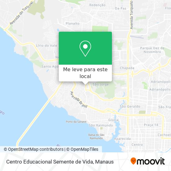 Centro Educacional Semente de Vida mapa