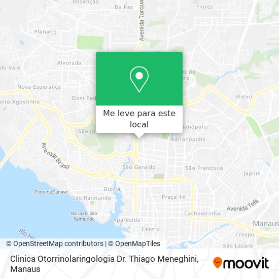 Clinica Otorrinolaringologia Dr. Thiago Meneghini mapa
