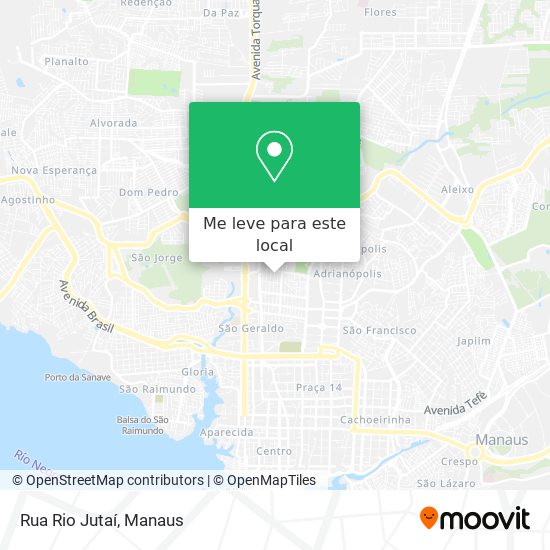 Rua Rio Jutaí mapa