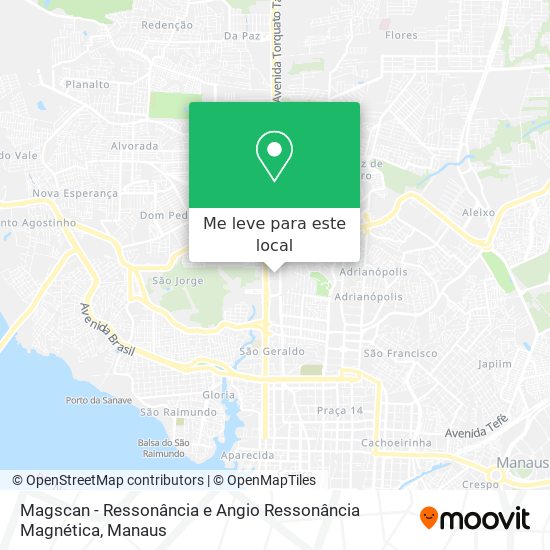 Magscan - Ressonância e Angio Ressonância Magnética mapa