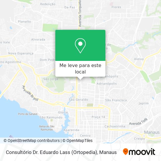 Consultório Dr. Eduardo Lass (Ortopedia) mapa