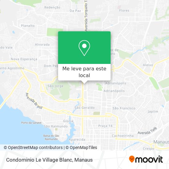 Condominio Le Village Blanc mapa