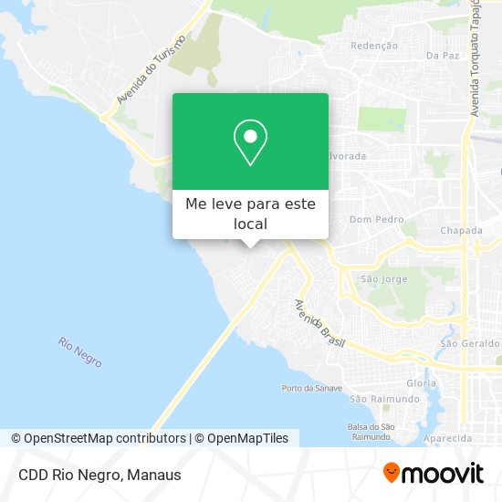 CDD Rio Negro mapa