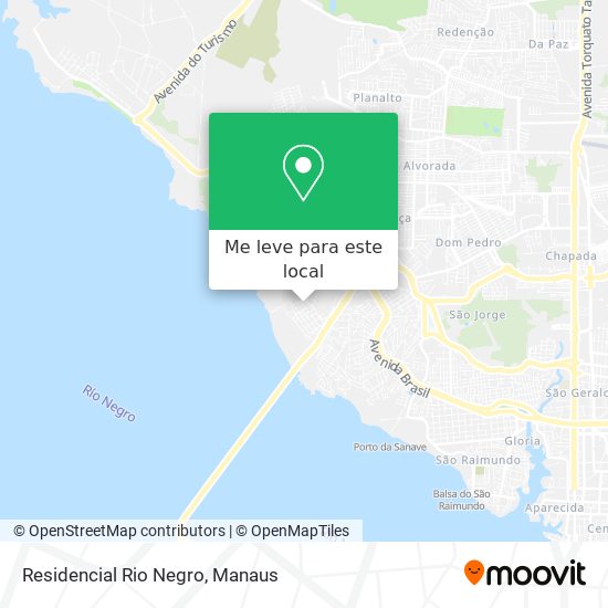 Residencial Rio Negro mapa