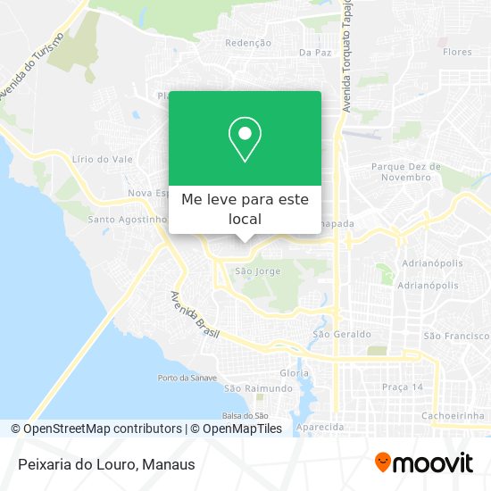Peixaria do Louro mapa