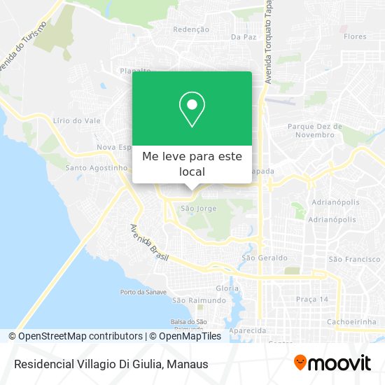 Residencial Villagio Di Giulia mapa