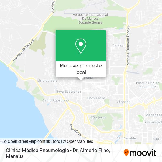 Clínica Médica Pneumologia - Dr. Almerio Filho mapa