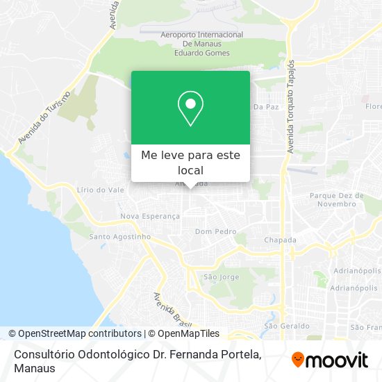 Consultório Odontológico Dr. Fernanda Portela mapa