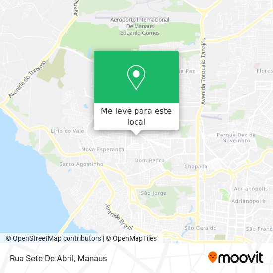 Rua Sete De Abril mapa