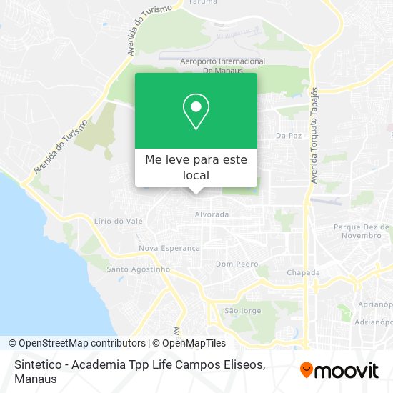 Sintetico - Academia Tpp Life Campos Eliseos mapa