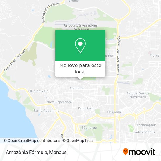Amazônia Fórmula mapa