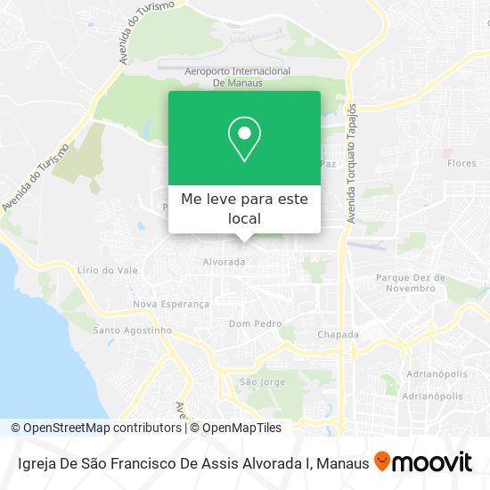 Igreja De São Francisco De Assis Alvorada I mapa