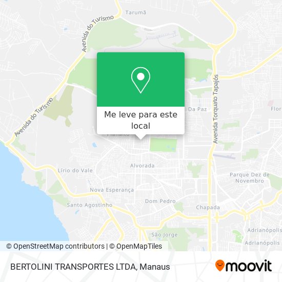 BERTOLINI TRANSPORTES LTDA mapa